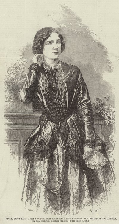 Mademoiselle Jenny Lind door Henry Anelay